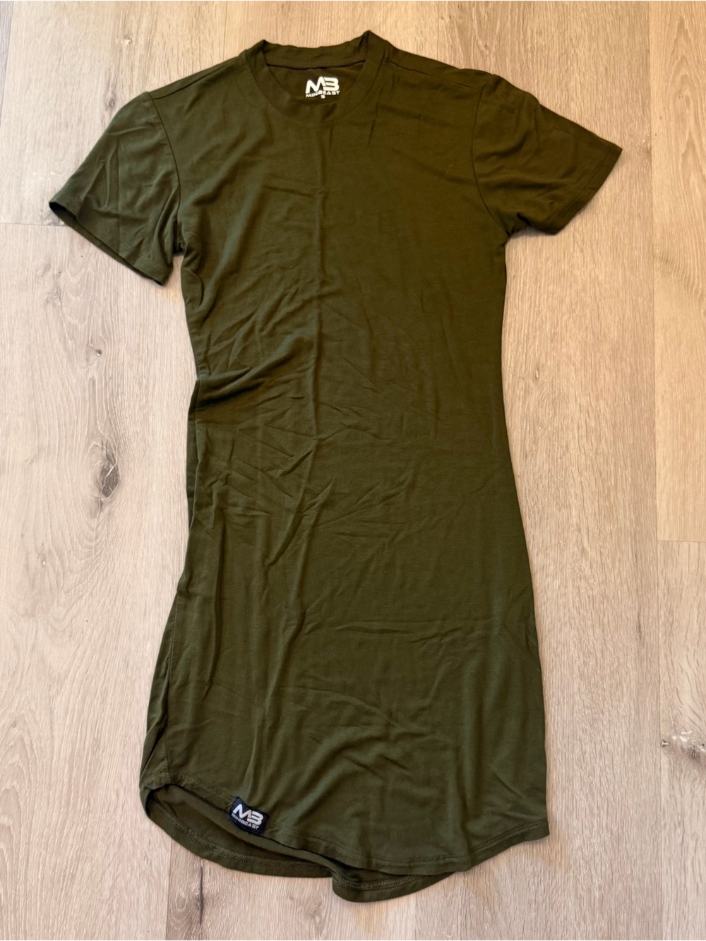 MiniBeast Official Olive Green T-Shirt Dress - Like New - Size small